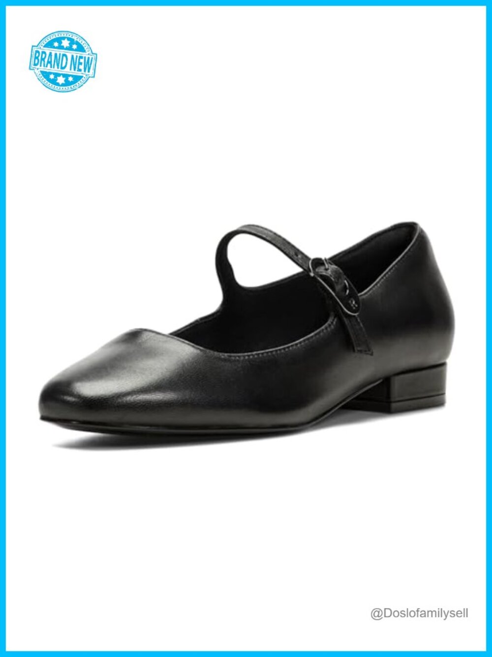 Rockport Niya Leather Flats Cushioned Comfort Buckle Strap Wide Width